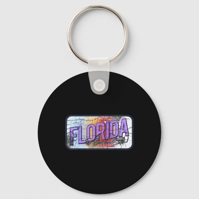 Porte-clés Floride Fl Summer Miami Vibes Beach Sunshine State (Recto)