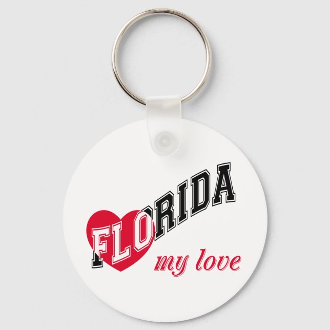 Porte-clés Floride mon amour (Recto)
