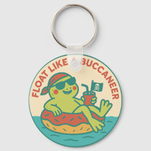 Porte-clés Flotter comme une grenouille boucanier