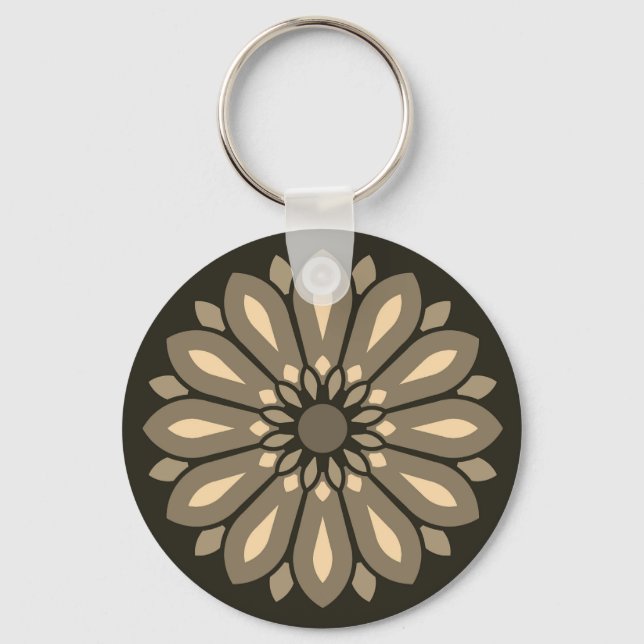 PORTE-CLÉS FLOWER MODERN GIFT FROM MOM DAD SISTER SON BOSS CE (Recto)