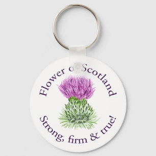 Porte-clés Flower of Scotland. Strong, firm and true!