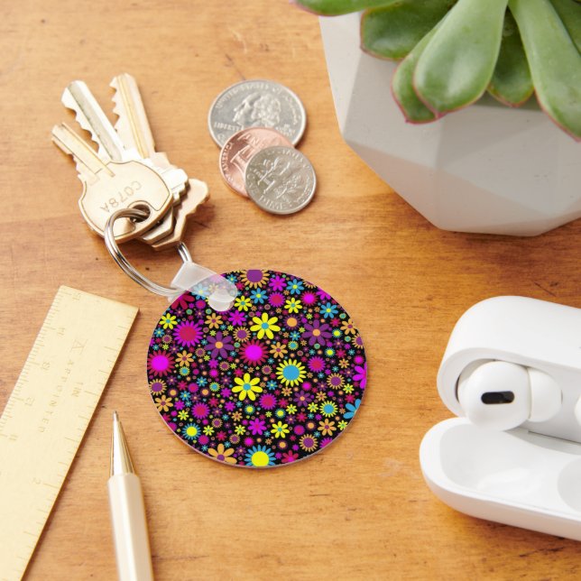 Porte-clés Flower Power (Bureau)
