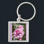 Porte-clés Flowers are Kisses From God Inspirational Notebook<br><div class="desc">Flowers are Kisses From God Inspirational Poster. A glorious poster to compliment any decor,  taken from my own writing. Designed from my original watercolor paintings,  that I painted from my own flower garden.</div>