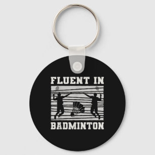 Porte-clés Fluent Dans Les Raquettes Volants de badminton Amu