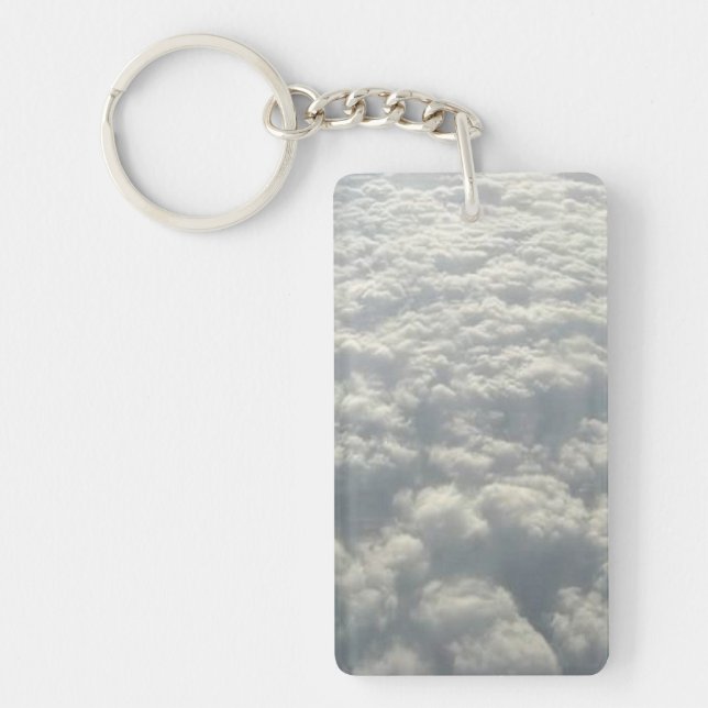 PORTE-CLÉS FLUFER BLANC (Devant)