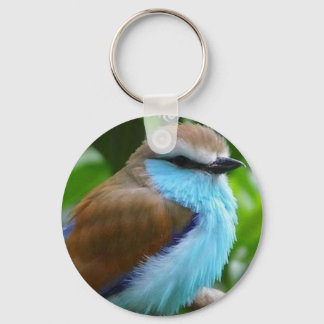 Porte-clés Fluffy Blue Bird