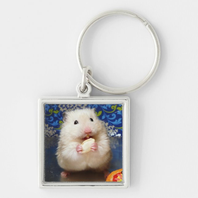 Porte-clés Fluffy Syrian Hamster Kokolinka (Devant)