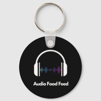 Porte-clés Flux audio alimentaire
