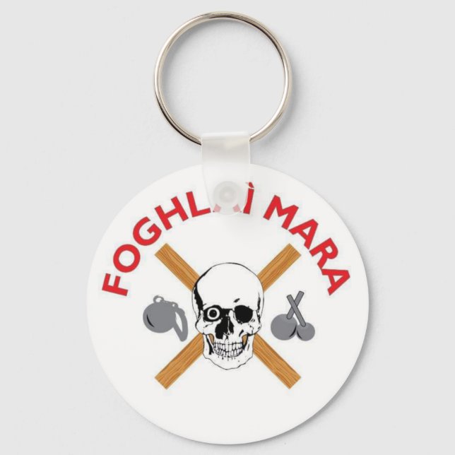 Porte-clés Foghlai Mara Porte - clé, blanc (Recto)