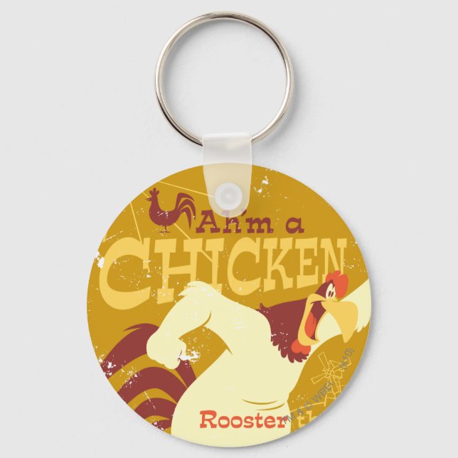 Porte-clés Foghorn Ah'm un poulet (Recto)