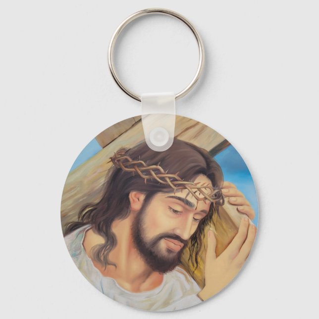 Porte-clés Foi chrétienne Jésus Christ (Recto)