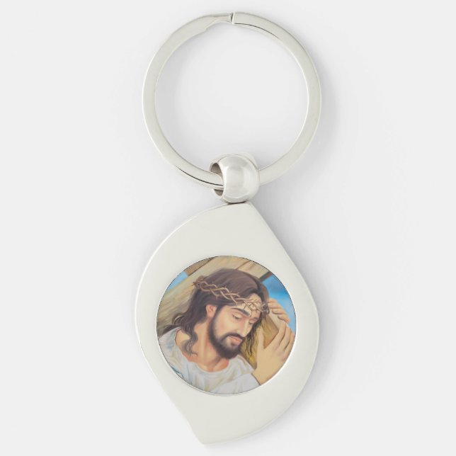 Porte-clés Foi chrétienne Jésus Christ (Devant)