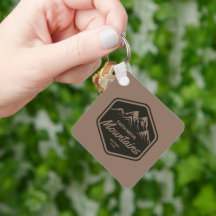 Foi déplacer montagnes porte - clé