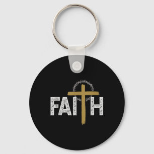 Porte-clés Foi Religieuse Bible Jésus Catholique Chrétien Tan