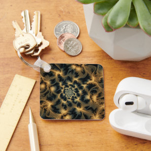 Porte-clés Foliage Brown fractal