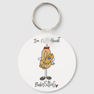 Porte-clés Folle de babysitting Tshirts et Cadeaux