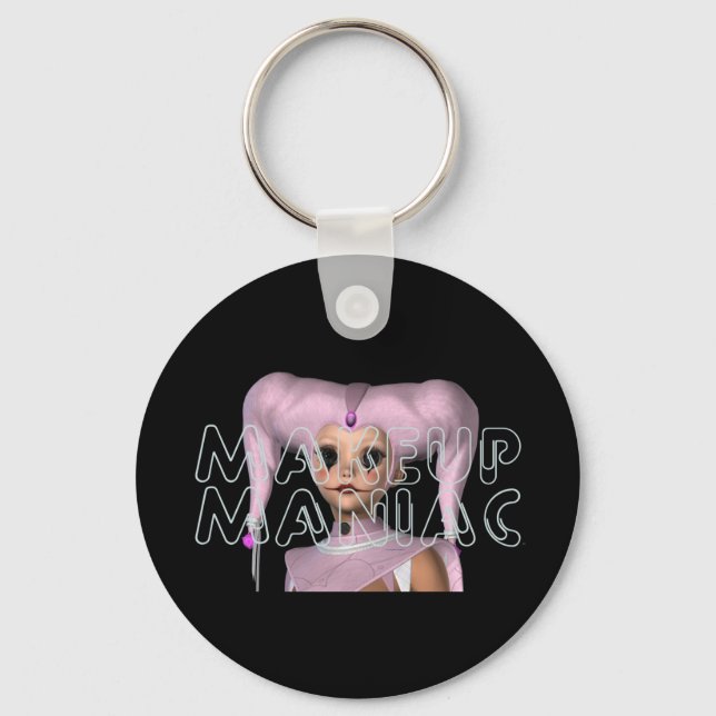 Porte-clés Folle de Maquillage TEE (Recto)