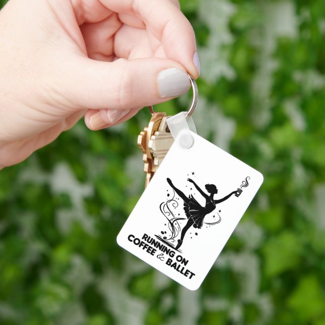 Porte-clés Fonctionne Au Café Et Ballet Prof De Danse Drôle (main)