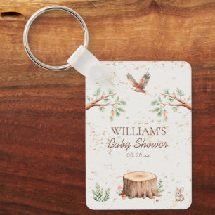 Porte-clés Fond de décor personnalisé pour Baby Shower Bohème