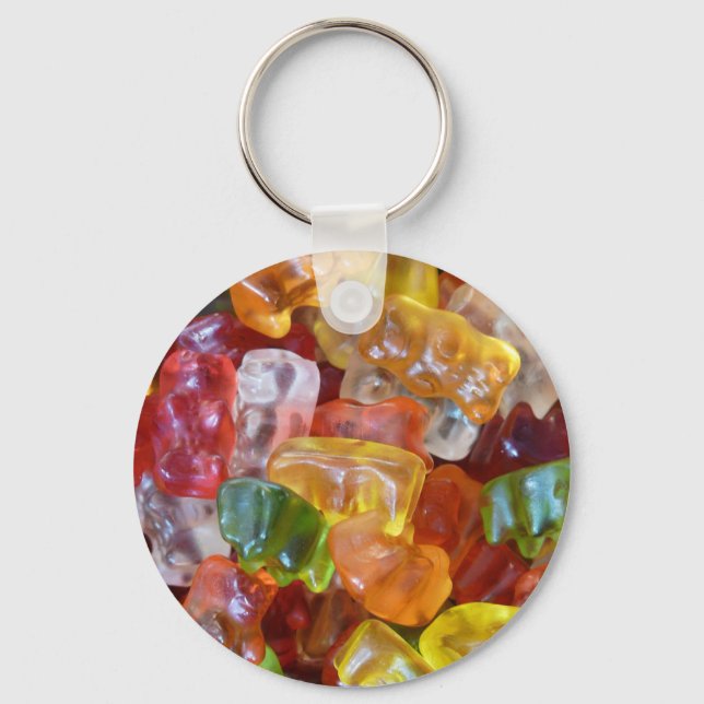 Porte-clés Fond d'ours gélifiés (Recto)