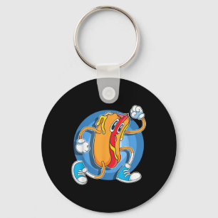 Porte-clés Foodie Drôle Amoureux des chiens chaud Fanches de 