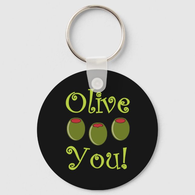Porte-clés Foody Olive You (Recto)