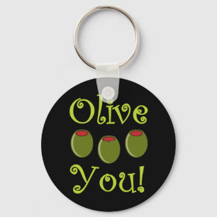 Porte-clés Foody Olive You