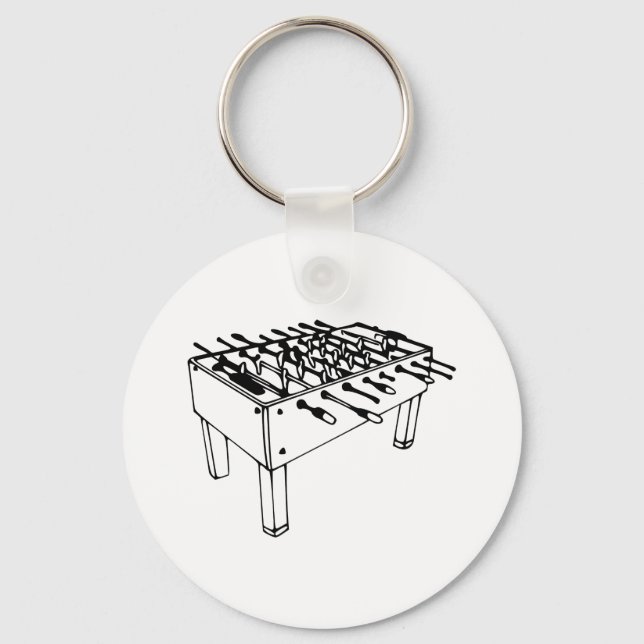 Porte-clés Foosball - Football de table (Recto)