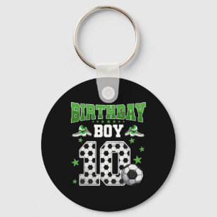 Porte-clés Football 10e anniversaire garçon 10 ans sport 10 a