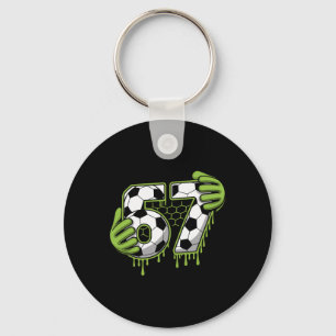 Porte-clés Football 67 Six Seven Alpha Slang 6 7 Meme Enfants