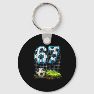 Porte-clés Football 67 Six Seven Drôle Gen Alpha Mème Dégouli