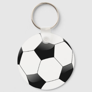 Porte-clés Football à soucoupes personnalisées customisées
