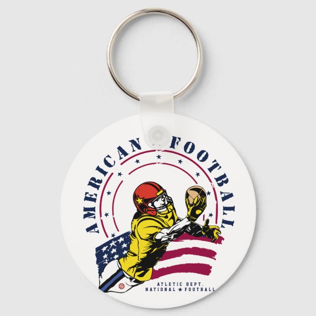 PORTE-CLÉS FOOTBALL AMÉRICAIN (Recto)