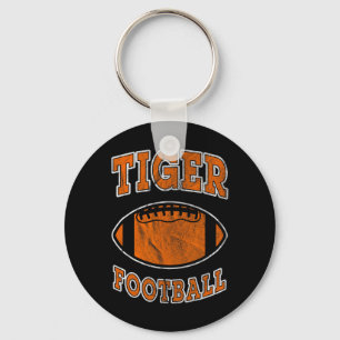 Porte-clés Football aux Tigres Vintage Détresse