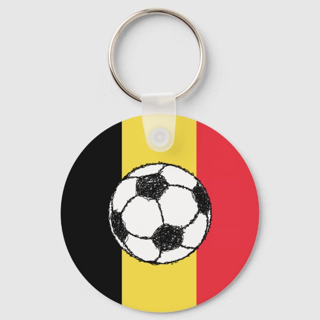 Porte-clés Football Belgique (Recto)