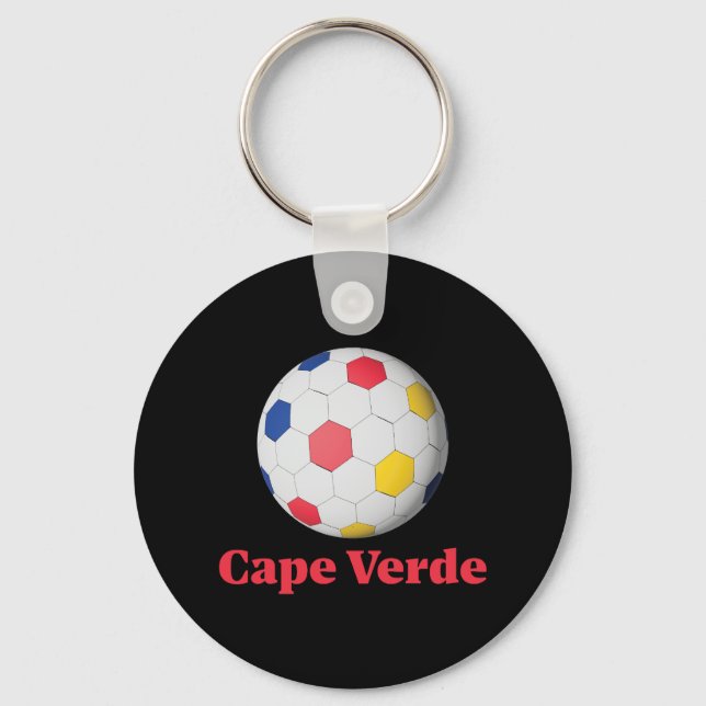 Porte-clés football cap-verdien (Recto)