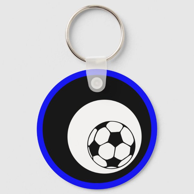 Porte-clés football. cigales. (Recto)