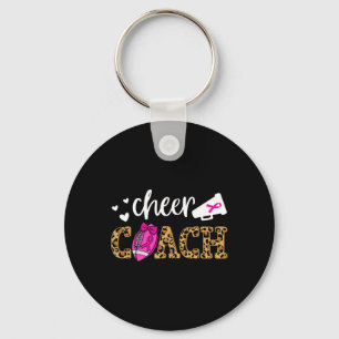 Porte-clés Football Coach rose Ribbon Cancer du sein Aware