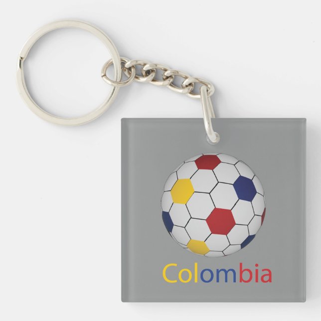 Porte-clés Football Colombie  (Devant)