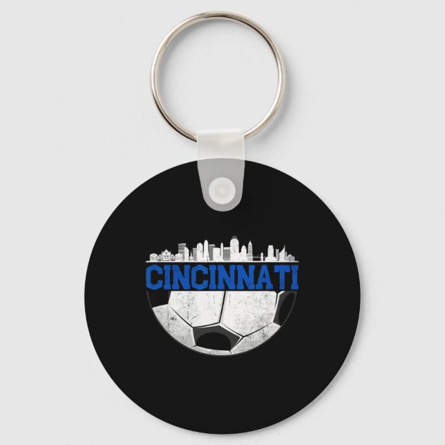 Porte-clés Football de Cincinnati dévasté Cincy nati  (Recto)