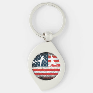 Porte-clés Football de plage américen Patriot