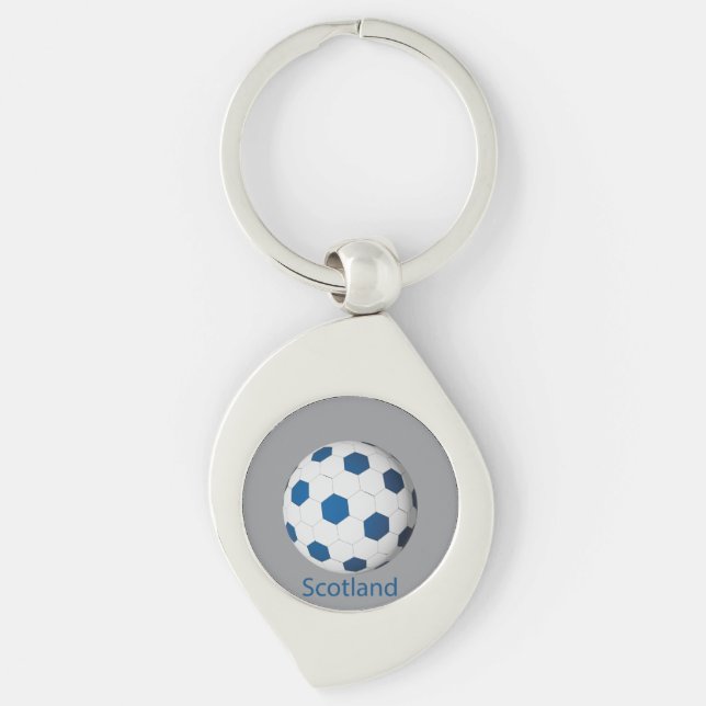 Porte-clés Football Écosse (Devant)