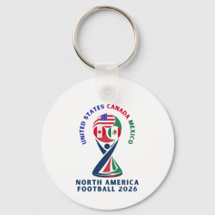 Porte-clés Football en Amérique du Nord 2026   USA Canada Mex