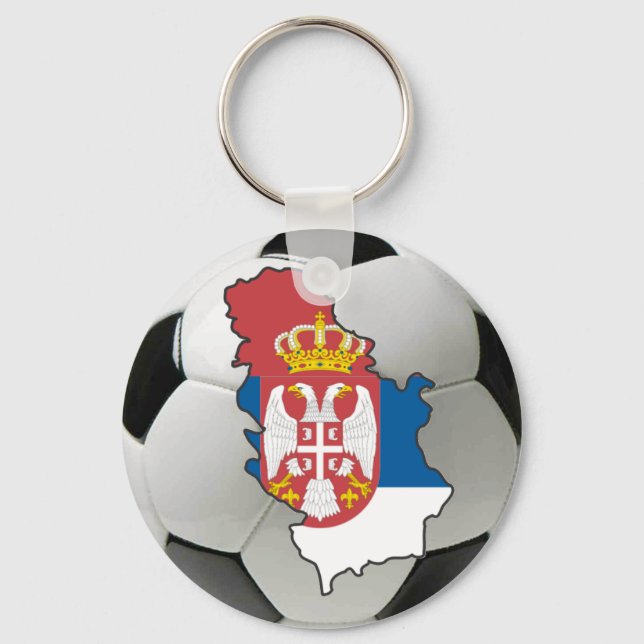 Porte-clés football en Serbie (Recto)