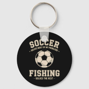 Porte-clés Football et pêche Les solveurs de problèmes ultime