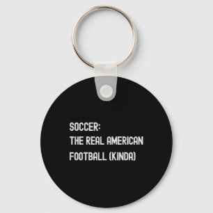 Porte-clés Football Footll Drôle Fan Américain Joue Jeu Blagu
