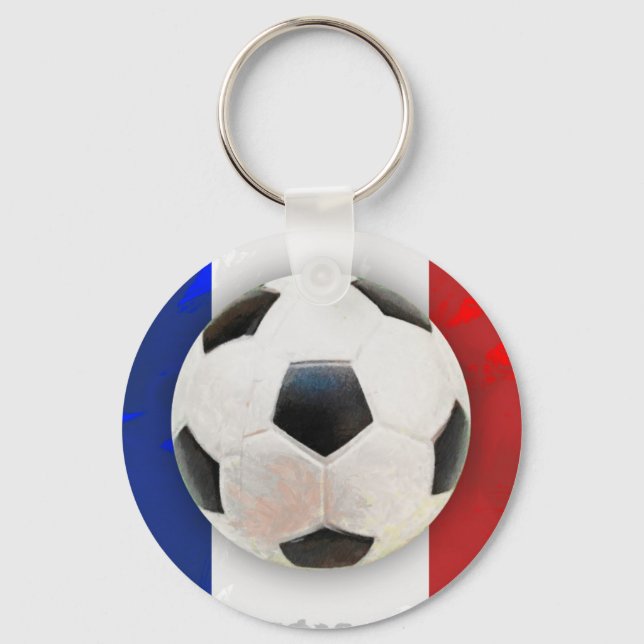 Porte-clés Football français (Recto)