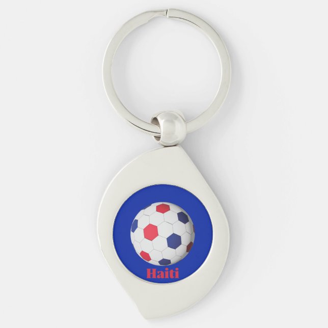 Porte-clés Football Haïti (Devant)