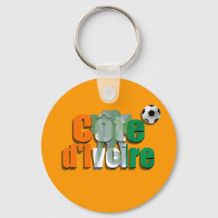Porte-clés Football ivoirien Les Éléphants cadeaux