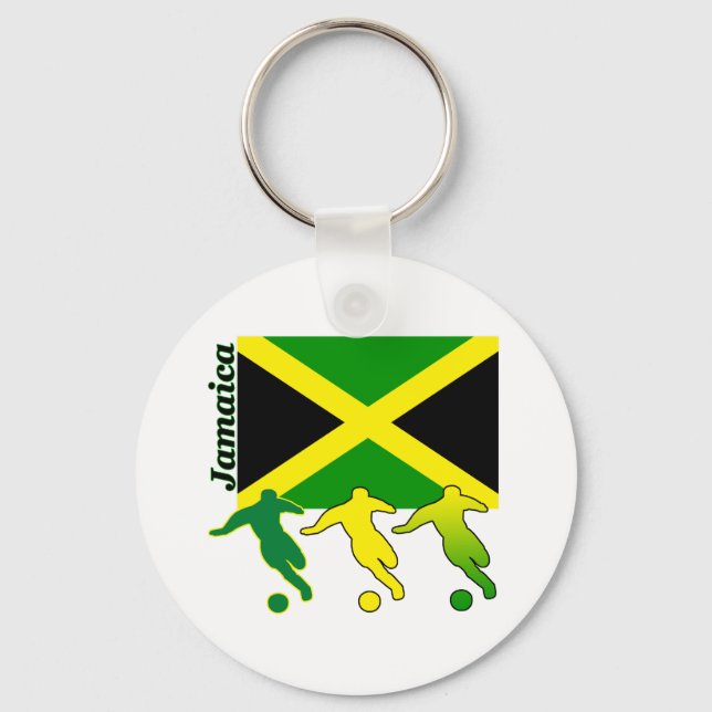 Porte-clés Football Jamaïque (Recto)